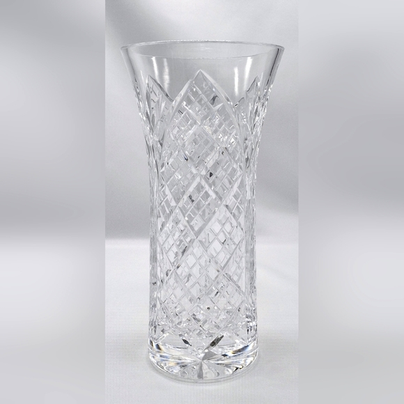 Accents Vintage 194s Lead Crystal Flared 85 Inch Vase Poshmark